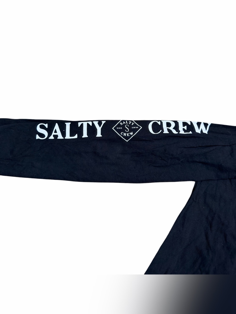 Salty Crew Tippet Long Sleeve Tee Black Camo– Men’s Large – NWT - Picture 5 of 6